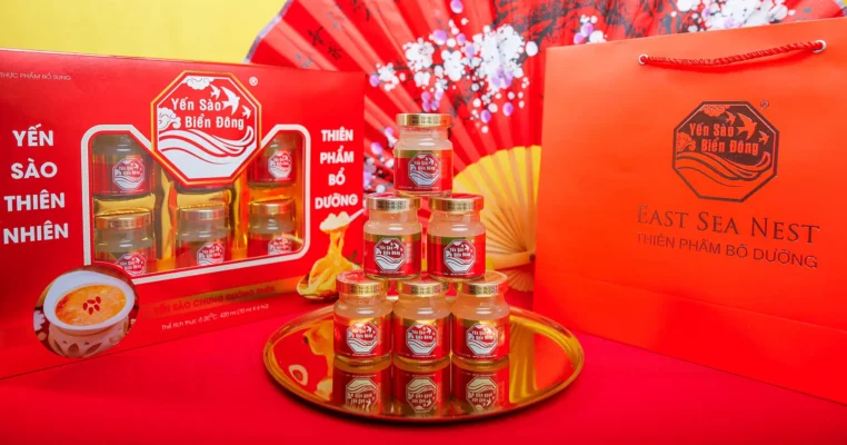 Hộp Quà Tổ Yến Chưng Đường Phèn - Yến Sào Biển Đông ESN