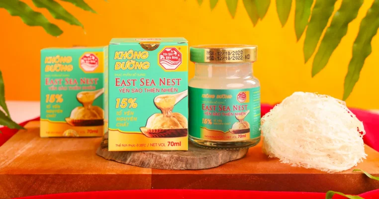 Tổ Yến Chưng Không Đường 70ml 15% Yến Sào Biển Đông ESN