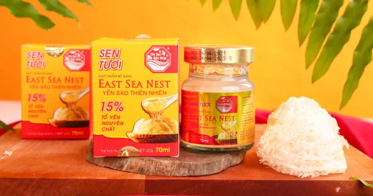 Tổ Yến Chưng Sen Tươi 70ml 15% Yến Sào Biển Đông ESN